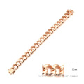 Brass 925 Silver Link Chain Bracelet for Women